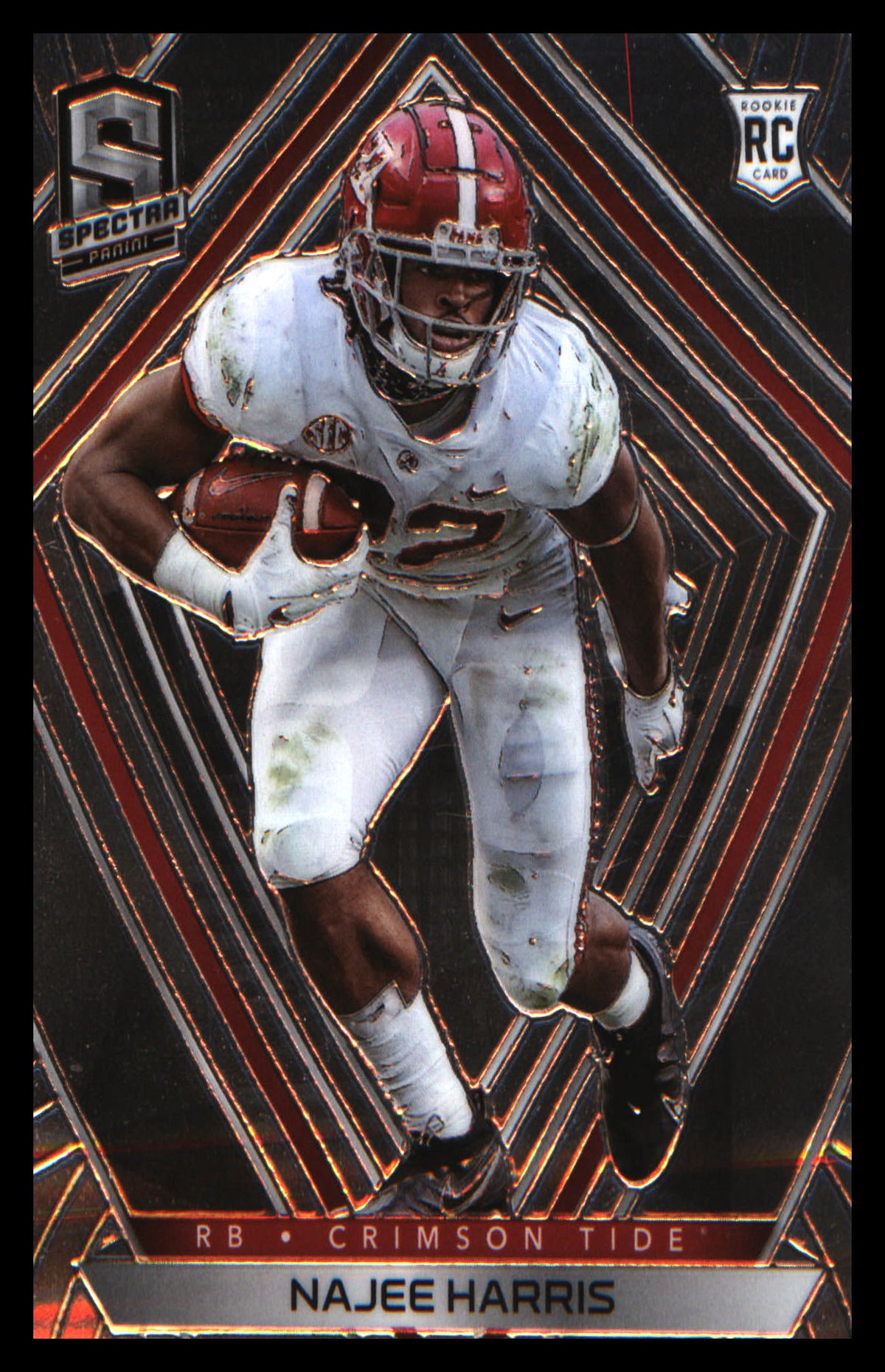 2021 Panini Chronicles Draft Picks Spectra Base Silver #288 Najee Harris - Veteran Sports Cards FL