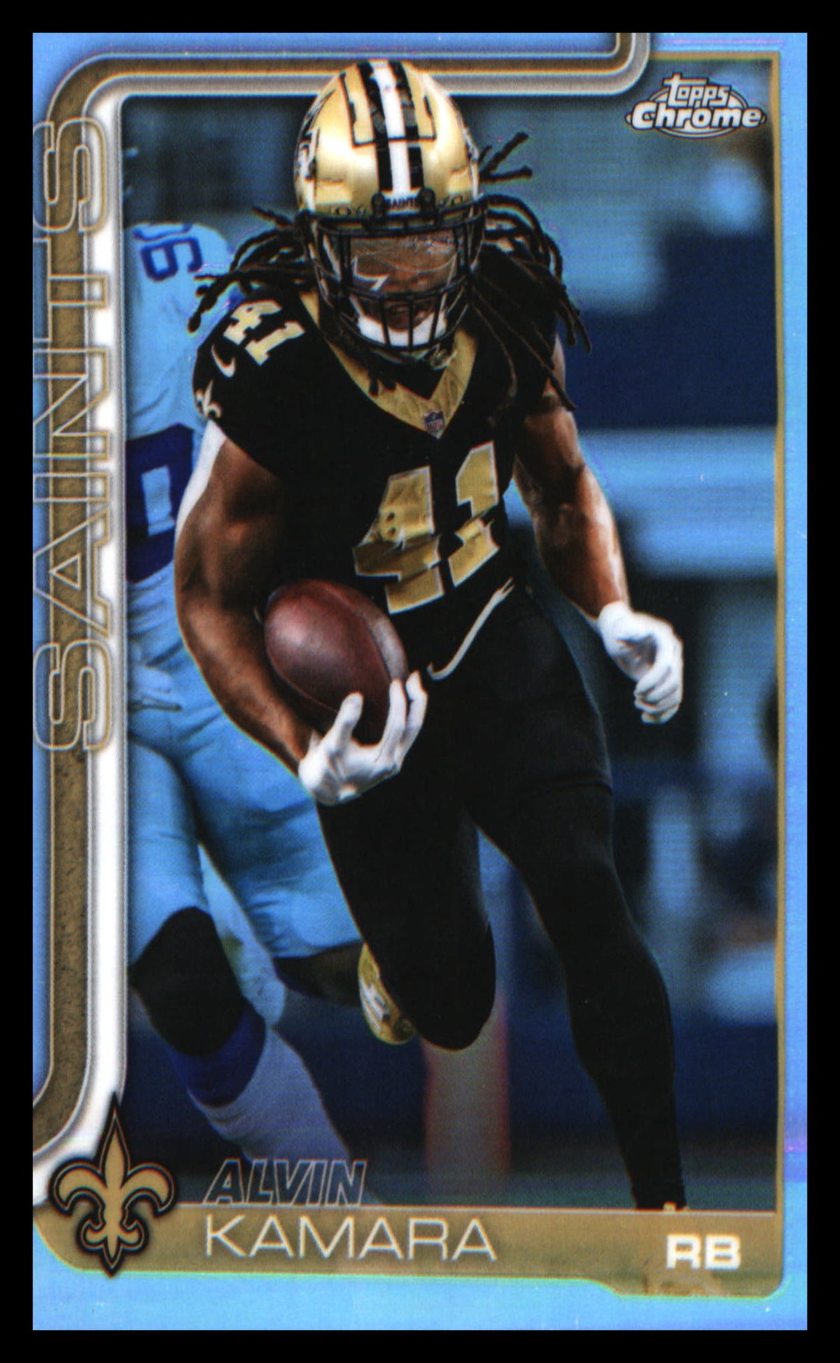 2025 Topps Chrome Topps Refractor 215 Alvin Kamara 17577