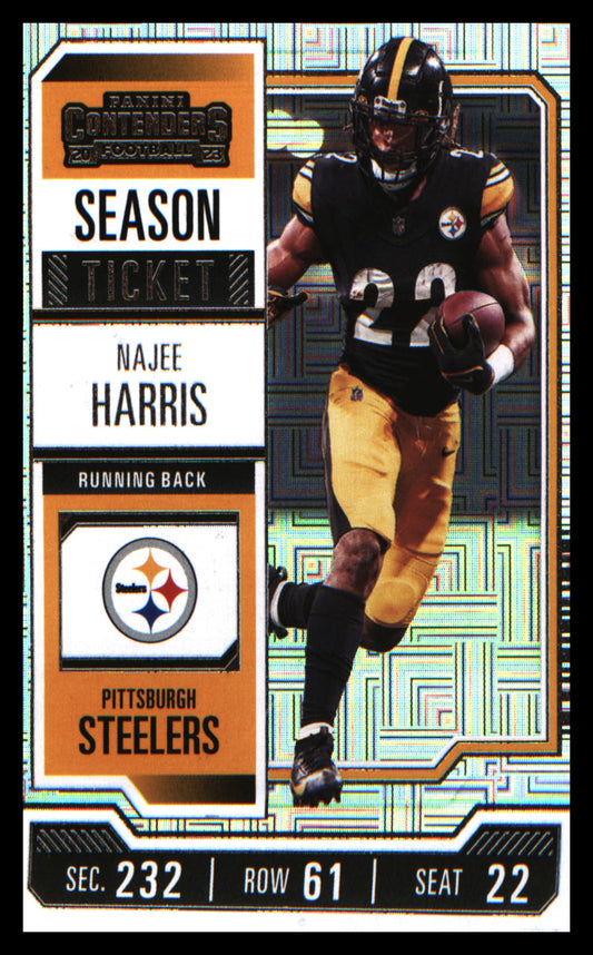 2023 Panini Contenders Season Ticket Retail #84 Najee Harris