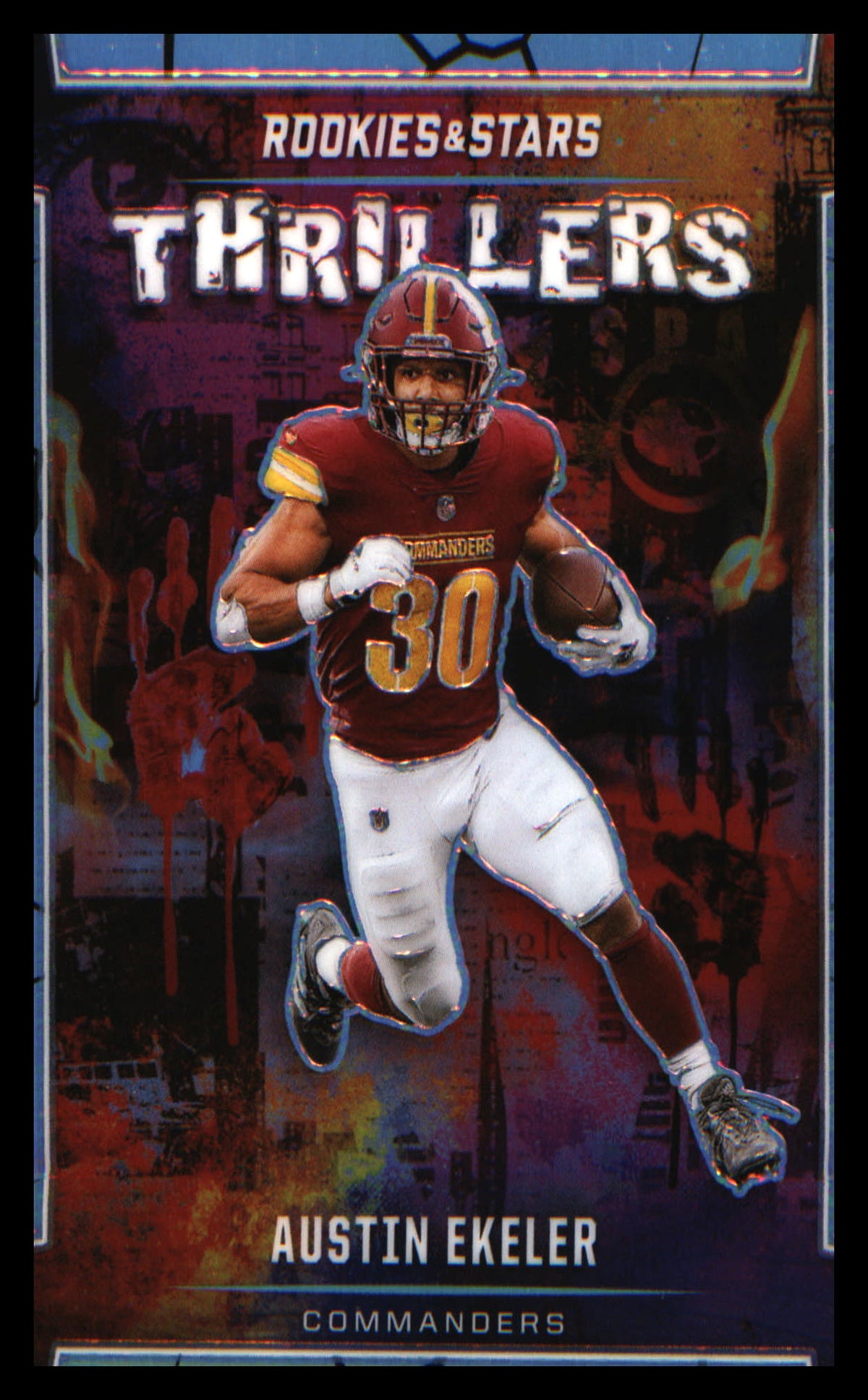 2024 Panini Rookies & Stars Thrillers Silver Prizm #T-AER Austin Ekeler
