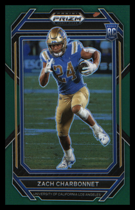 2023 Panini Prizm Draft Picks Prizms Green 124 Zach Charbonnet 396126773592