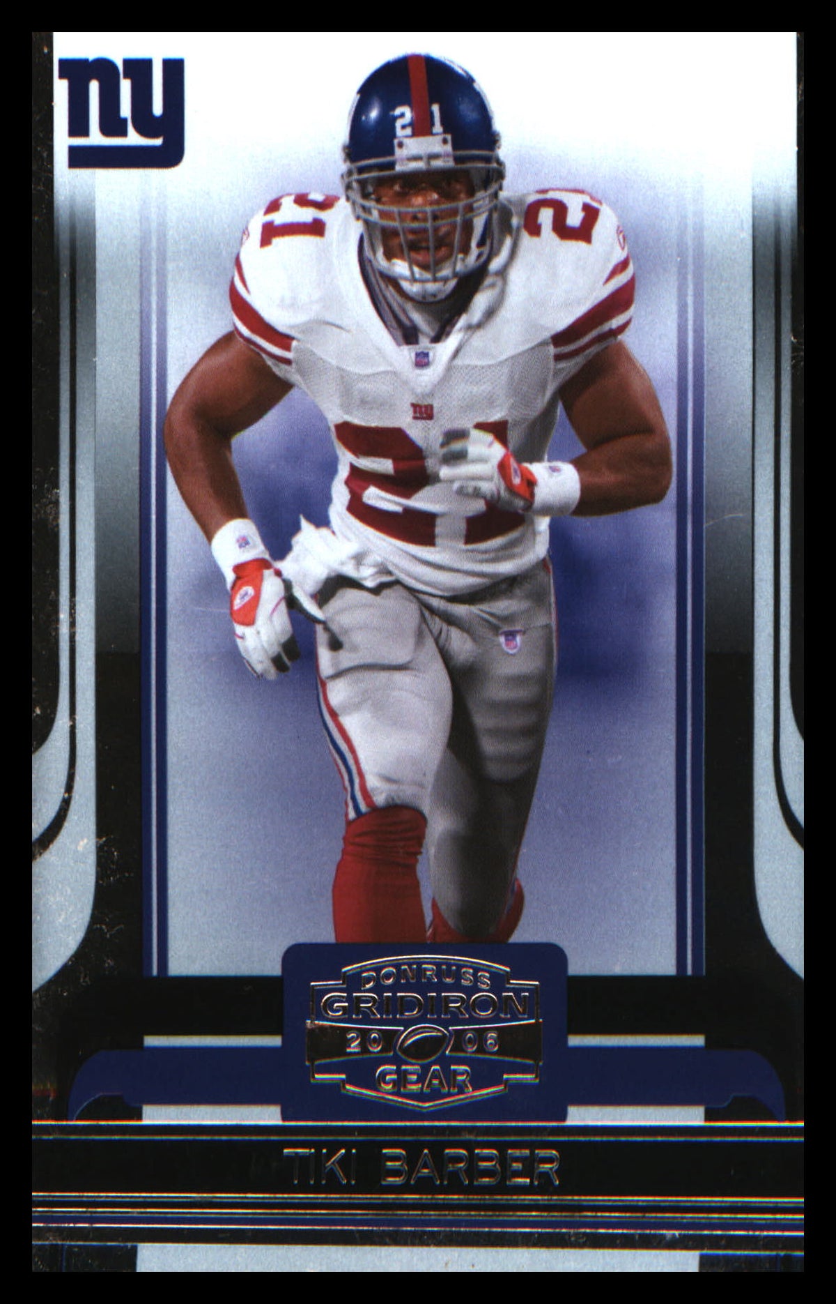 2006 Donruss Gridiron Gear Silver Holofoil 70 Tiki Barber 396126773600