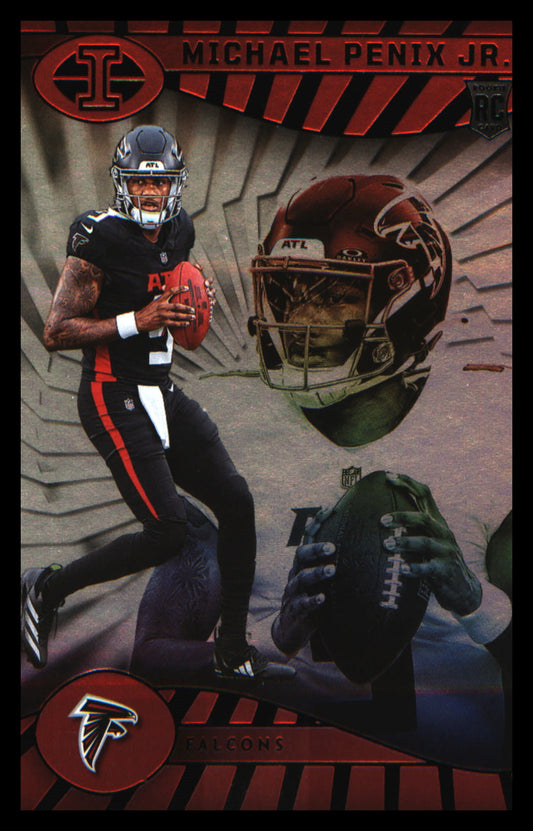 Football 2024 Panini Illusions #4 Michael Penix Jr. Rookie Rookie