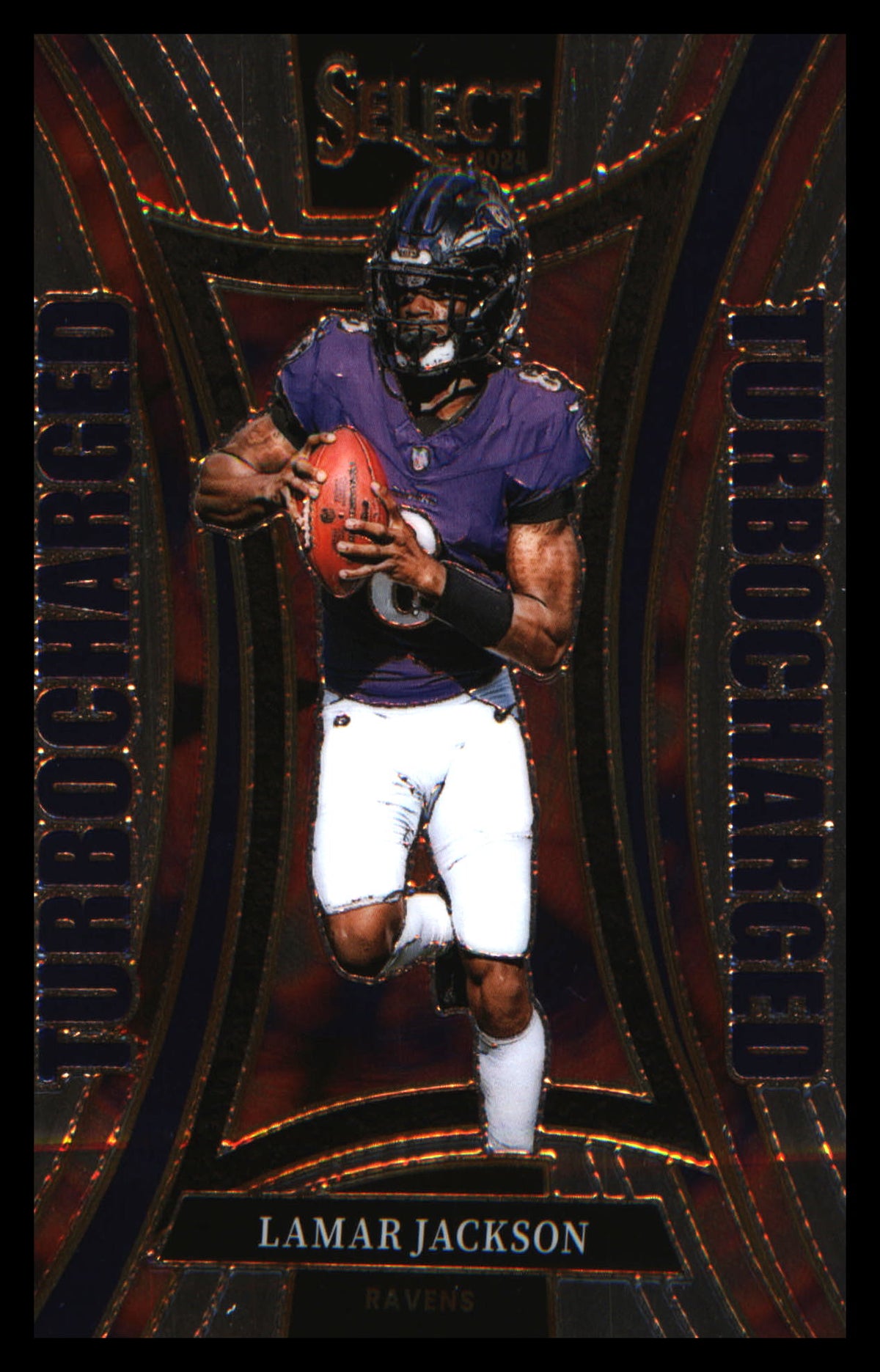 Football 2024 Panini Select Turbocharged #3 Lamar Jackson