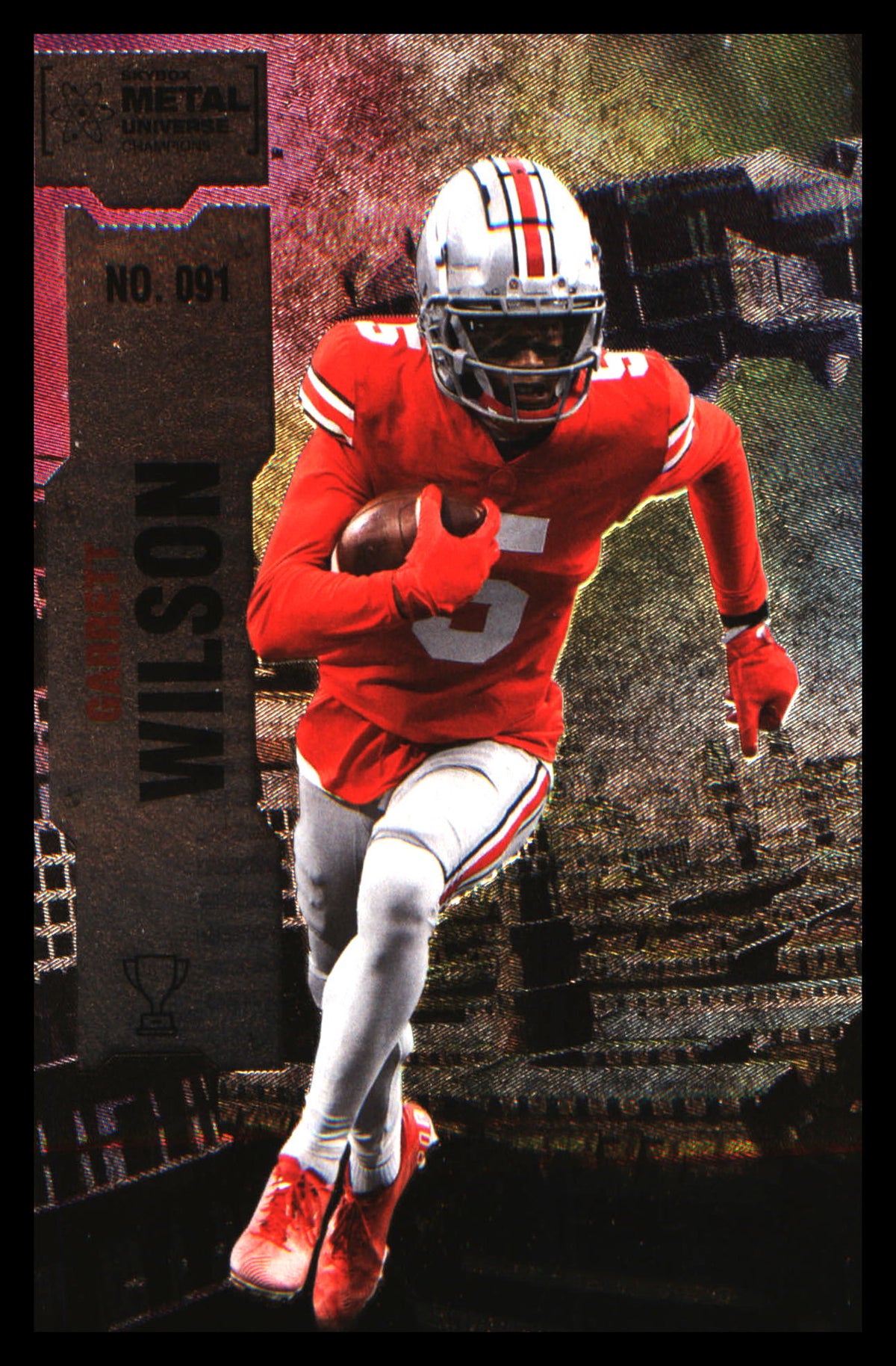 2022 SkyBox 1997-98 Retro Metal Universe Champions #RMUC-9 Garrett Wilson