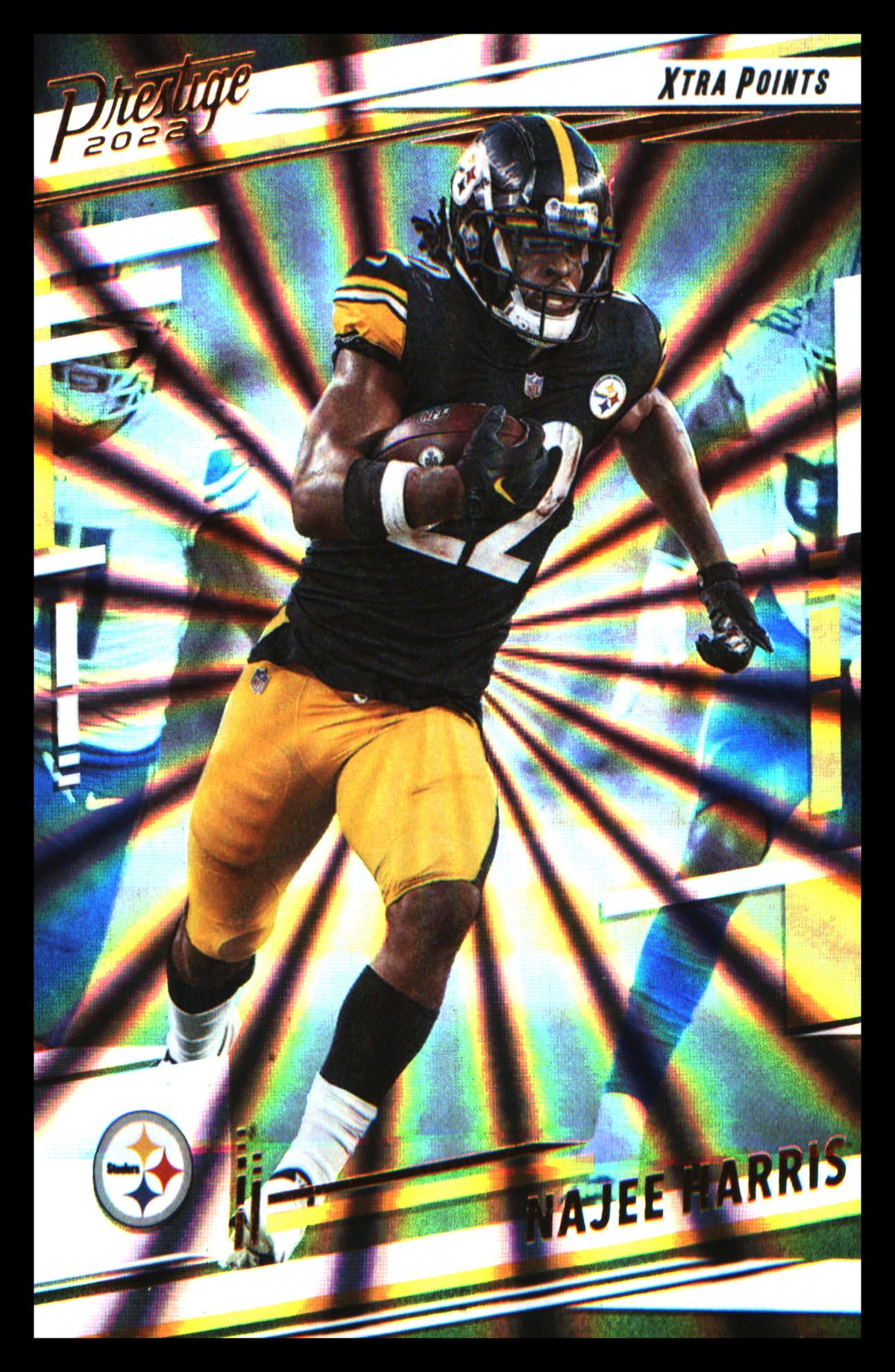 Football 2022 Panini Prestige Xtra Points Sunburst #245 Najee Harris