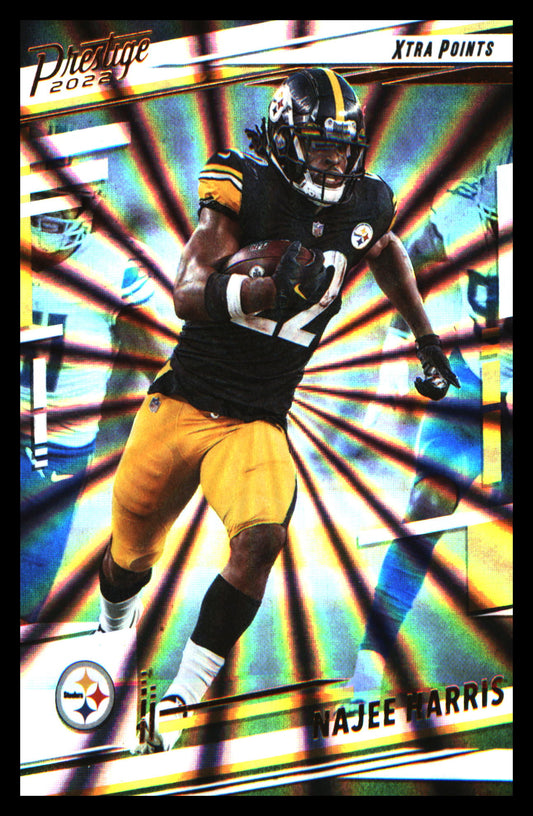 Football 2022 Panini Prestige Xtra Points Sunburst #245 Najee Harris