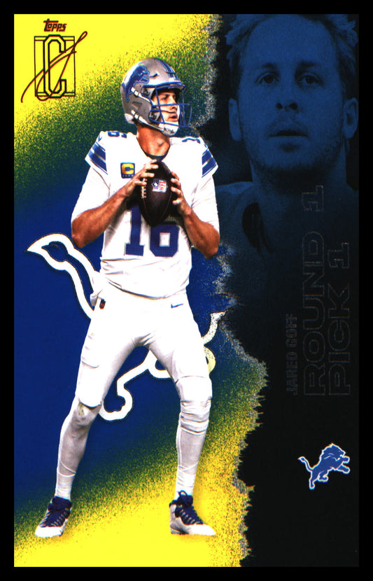 2025 Topps Signature Class Blue & Yellow #58 Jared Goff