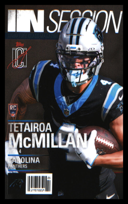 football 2025 Topps Signature Class In Session #IS-3 Tetairoa McMillan