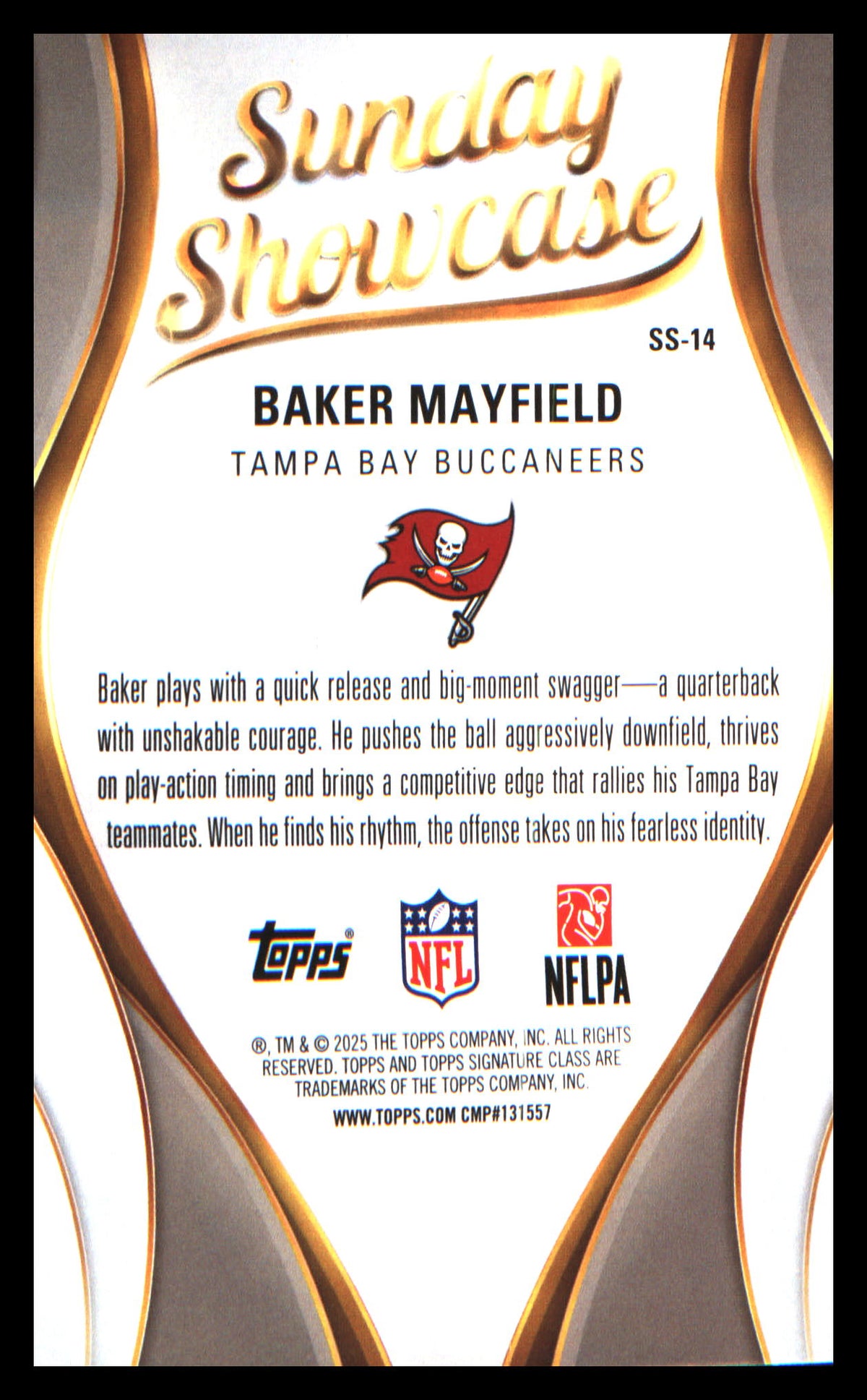 2025 Topps Signature Class Sunday Showcase #SS-14 Baker Mayfield
