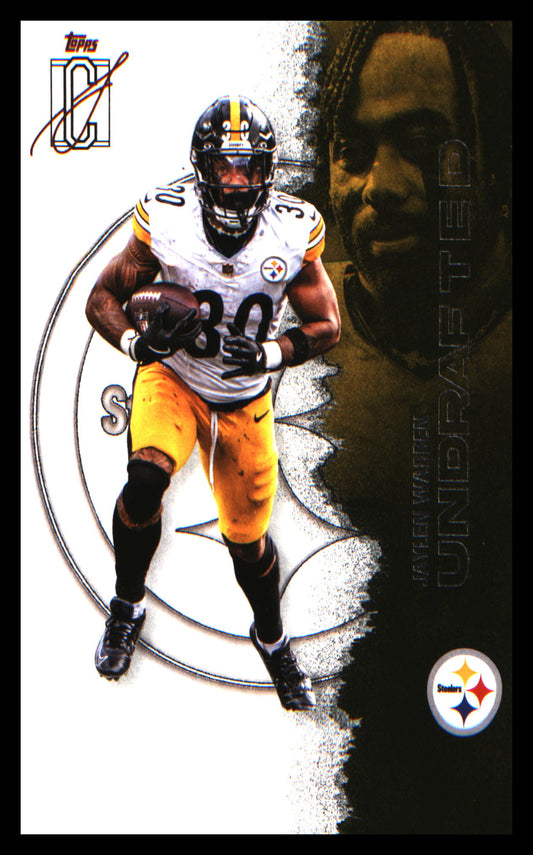 football 2025 Topps Signature Class #45 Jaylen Warren