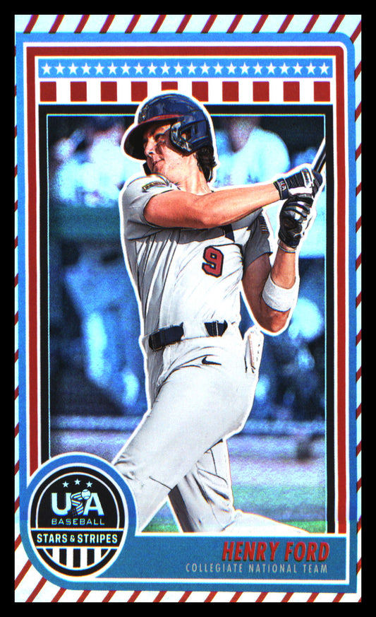 Baseball 2025 Panini Stars & Stripes USA Baseball Stars #75 Henry Ford