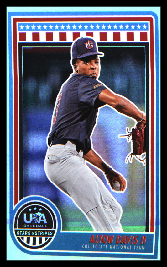 Baseball 2025 Panini Stars & Stripes USA Baseball #25 Alton Davis II