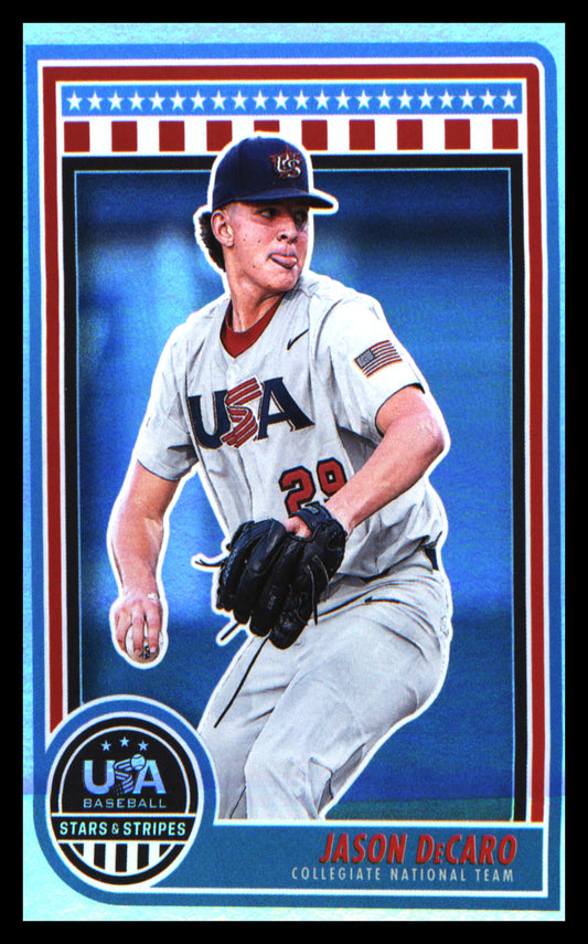 Baseball 2025 Panini Stars & Stripes USA Baseball #89 Jason DeCaro