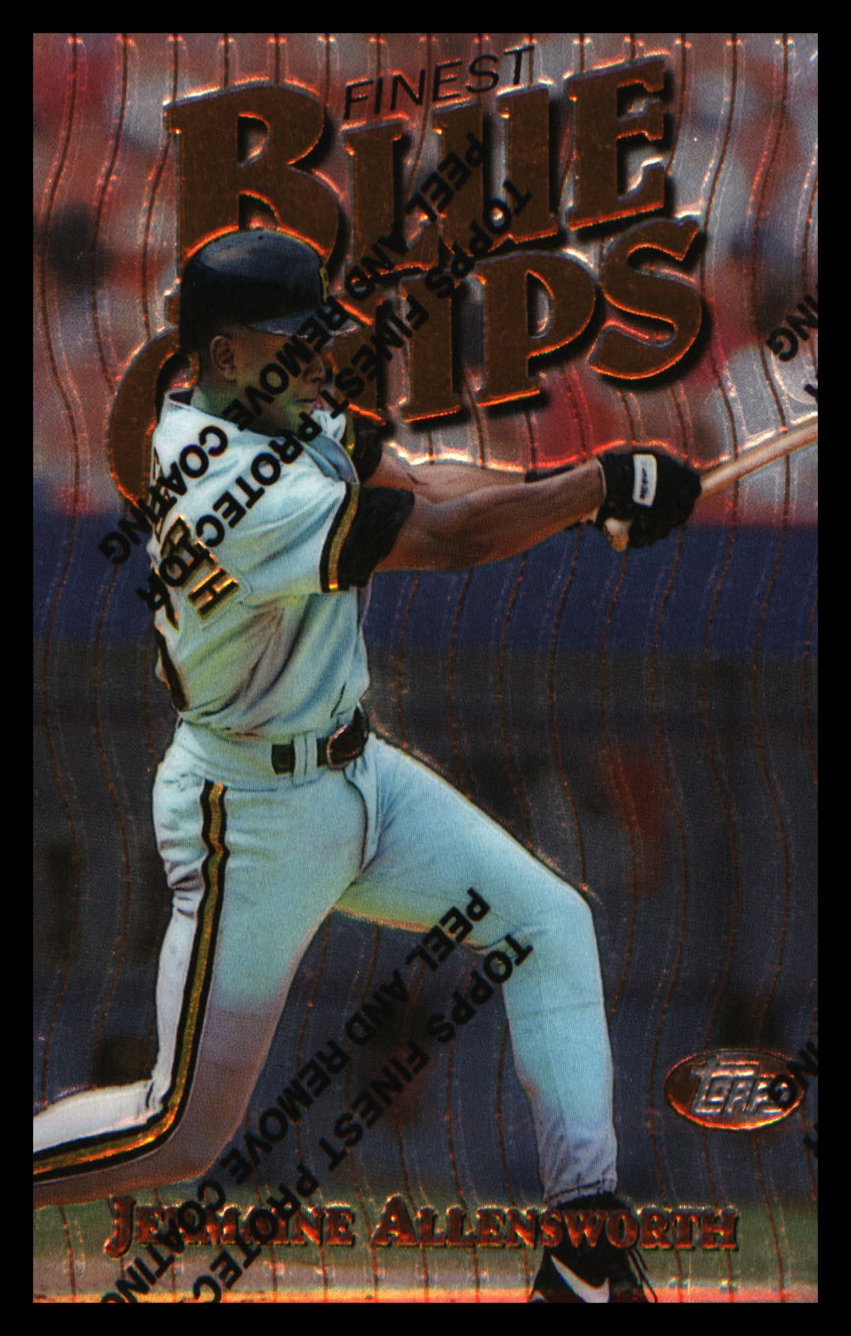 Baseball 1997 Finest #67 Jermaine Allensworth with protective coating