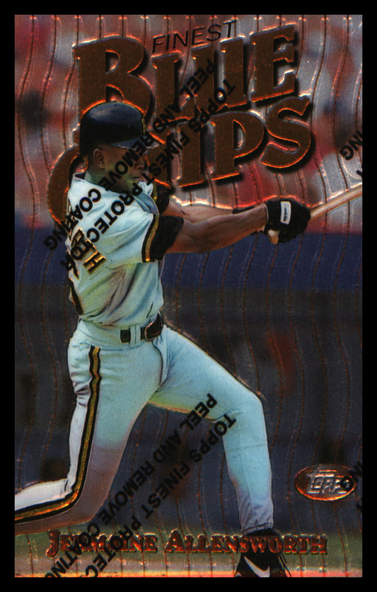 Baseball 1997 Finest #67 Jermaine Allensworth with protective coating