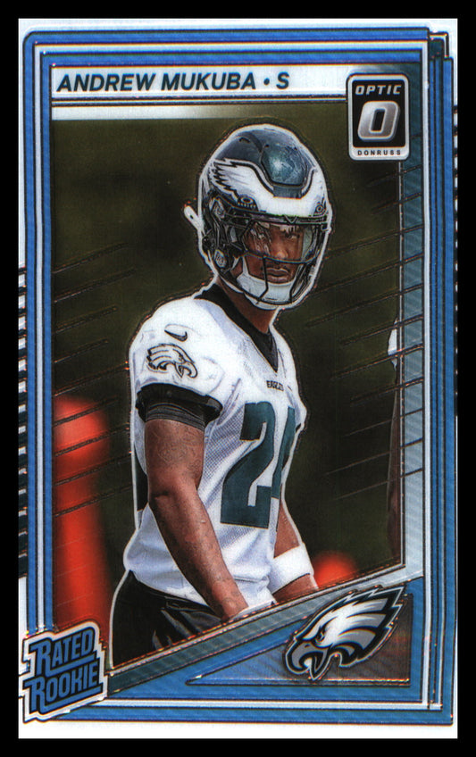 Football 2025 Donruss Optic #297 Andrew Mukuba Rookie Rookie