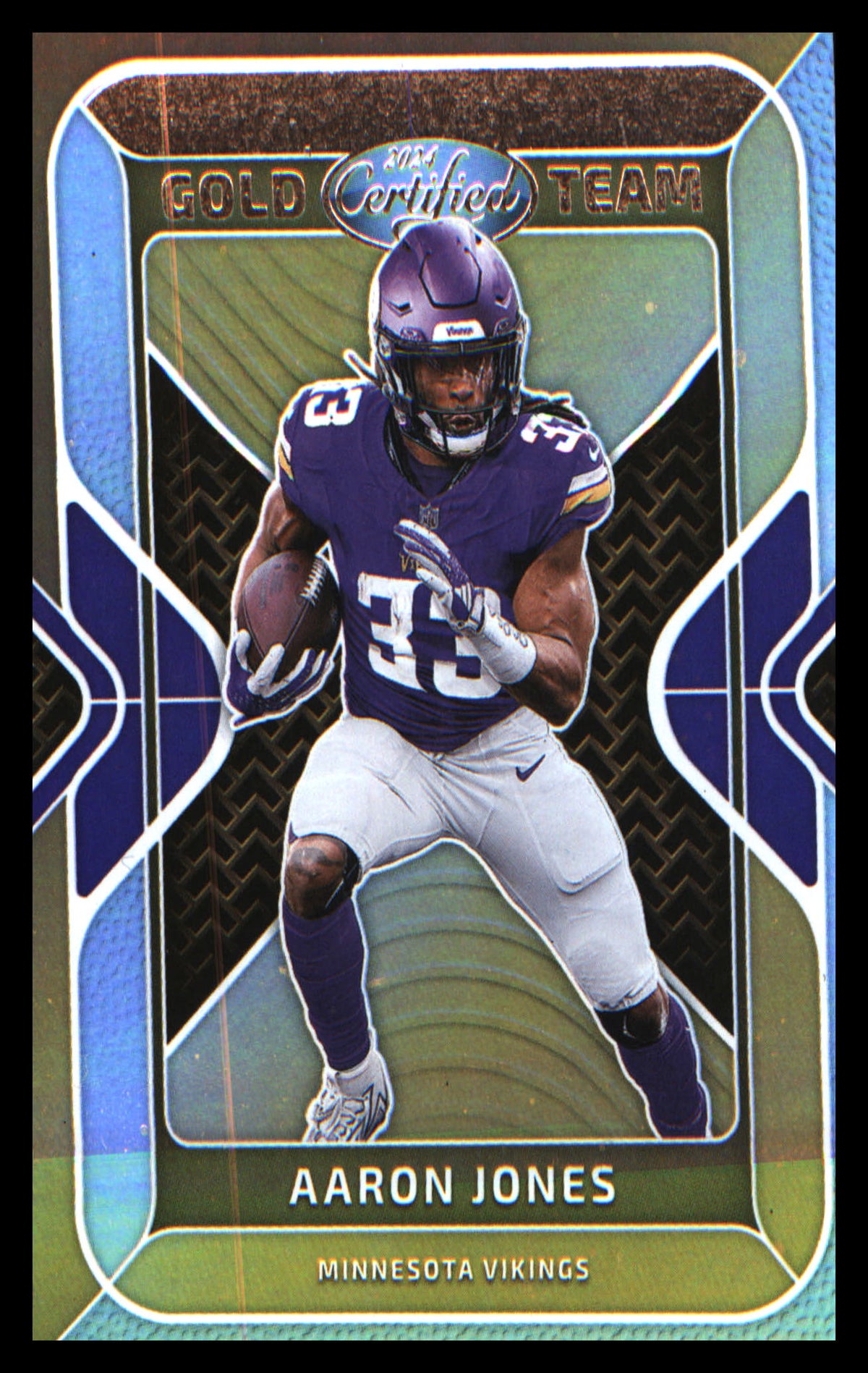 Football 2024 Panini Certified Gold Team #GT-AJS Aaron Jones