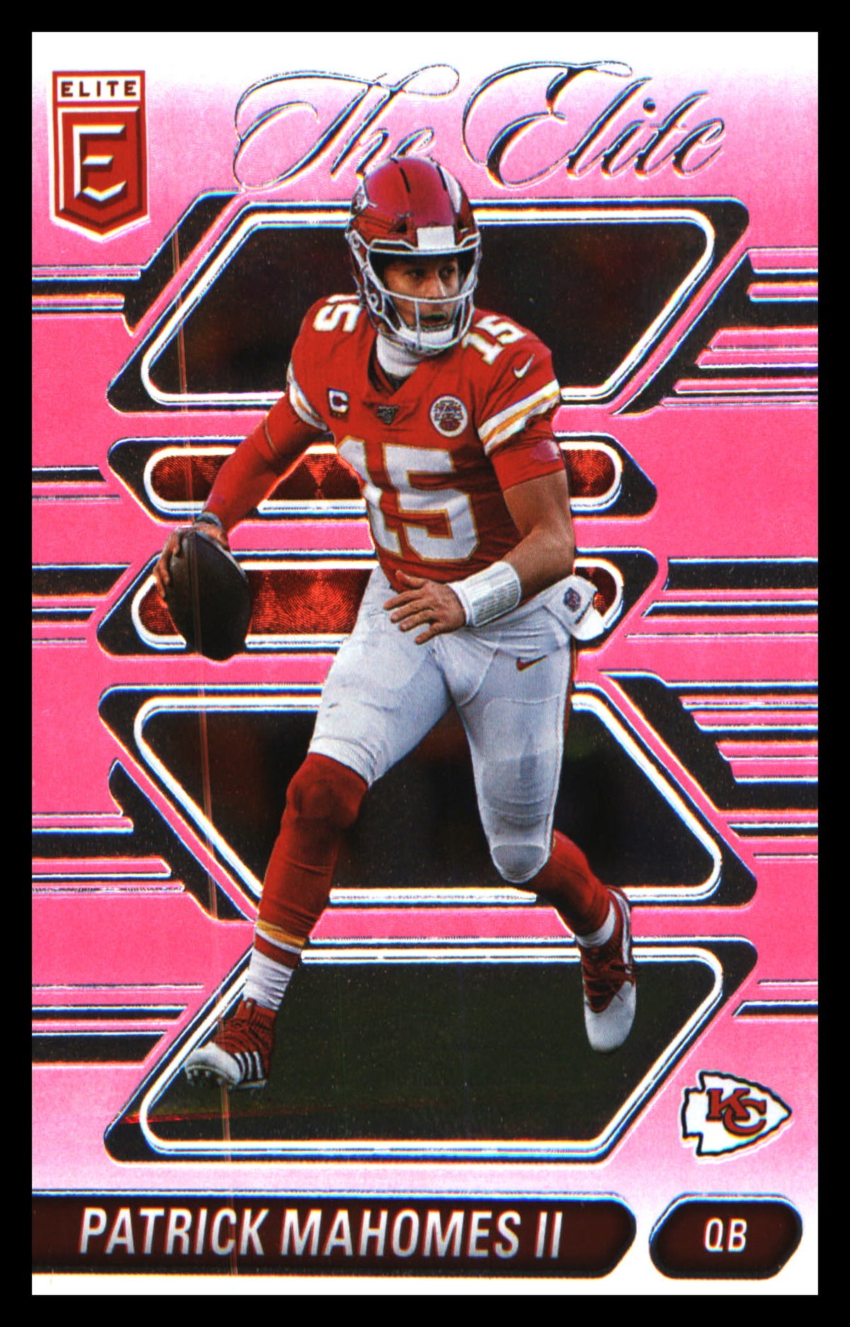 Football 2024 Donruss Elite The Elite Pink #14 Patrick Mahomes II