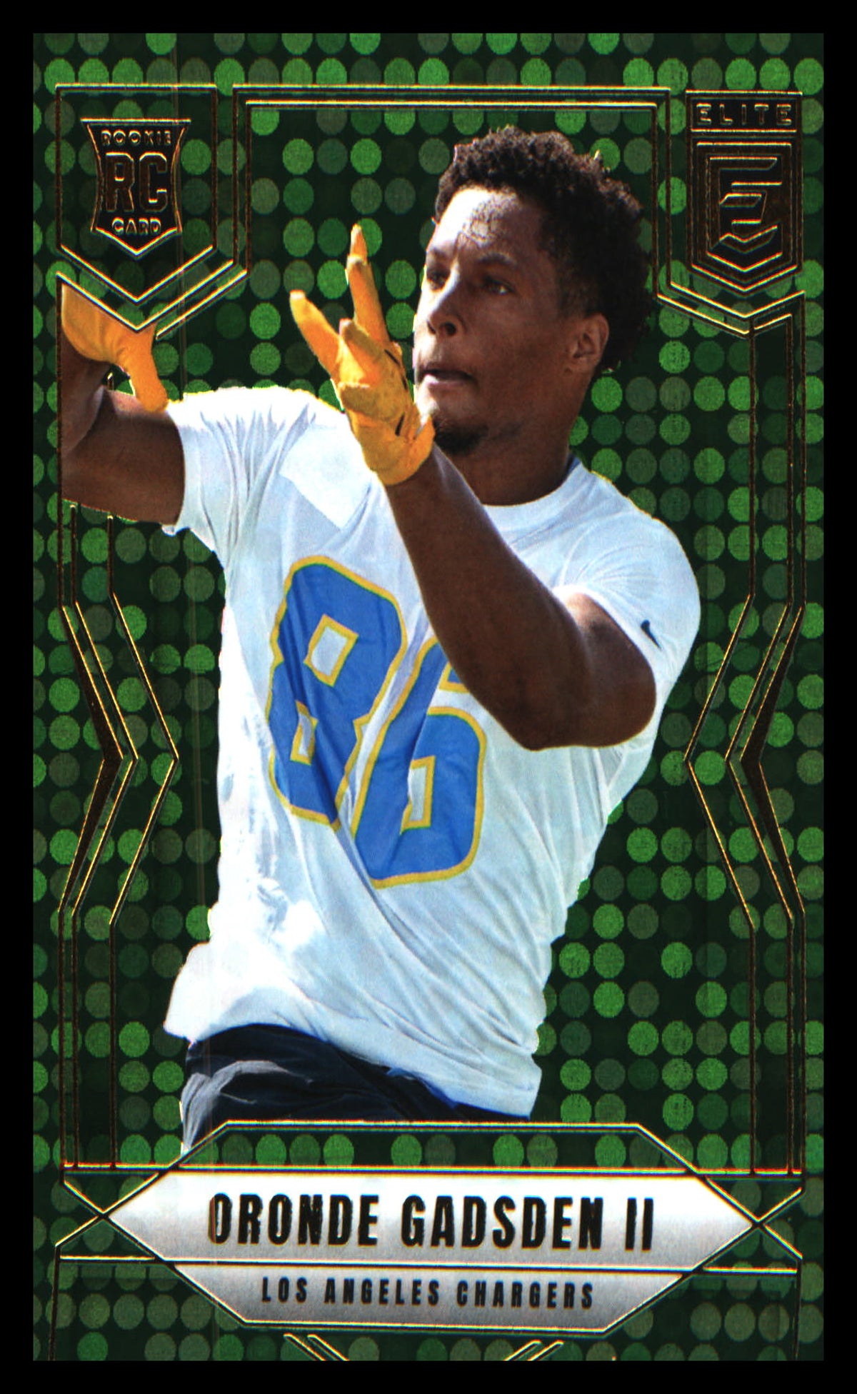 Football 2025 Donruss Elite Green Disco #159 Oronde Gadsden II RC RC