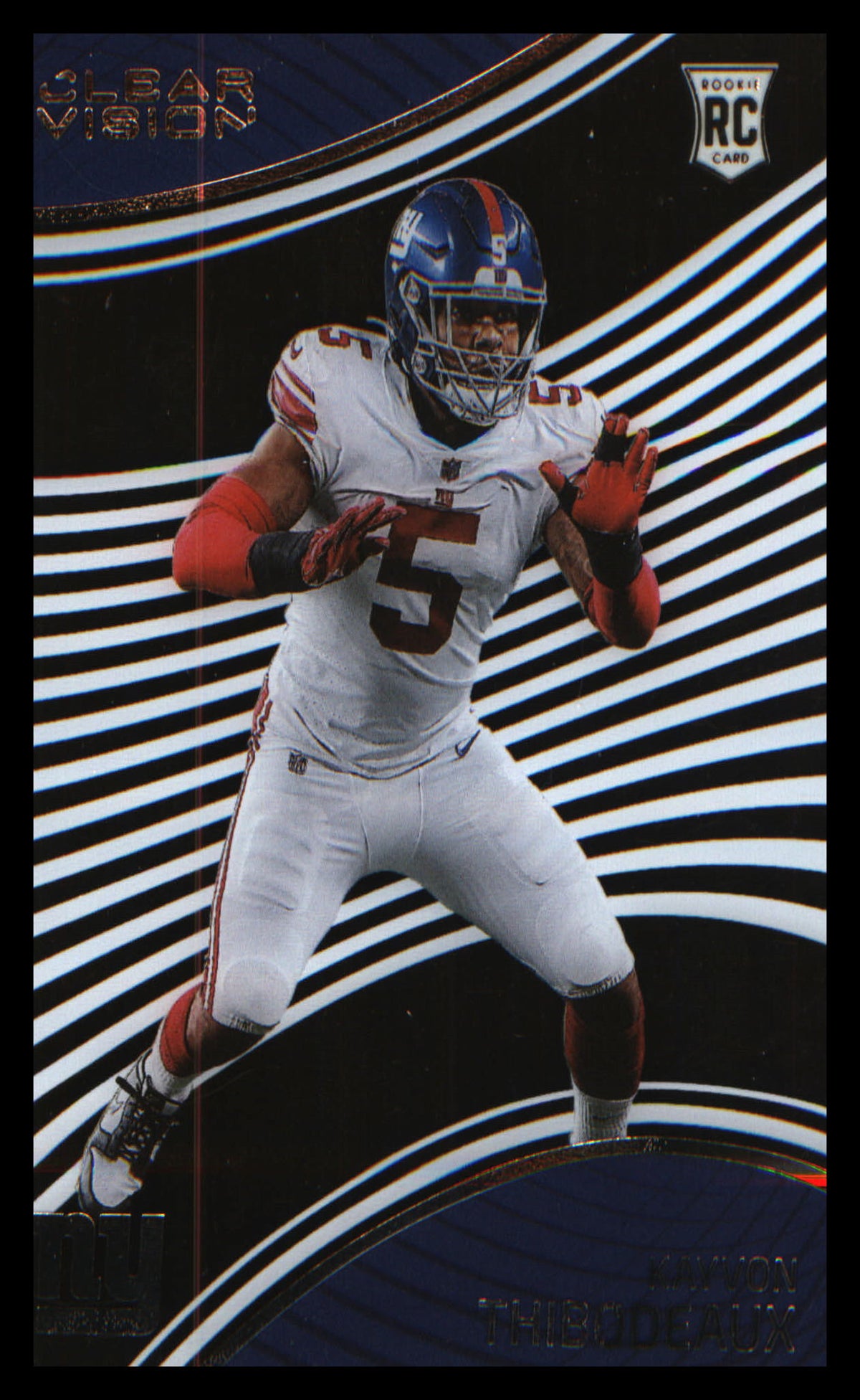 Football 2022 Panini Chronicles Clear Vision Rookies #CVR-24 Kayvon Thibodeaux