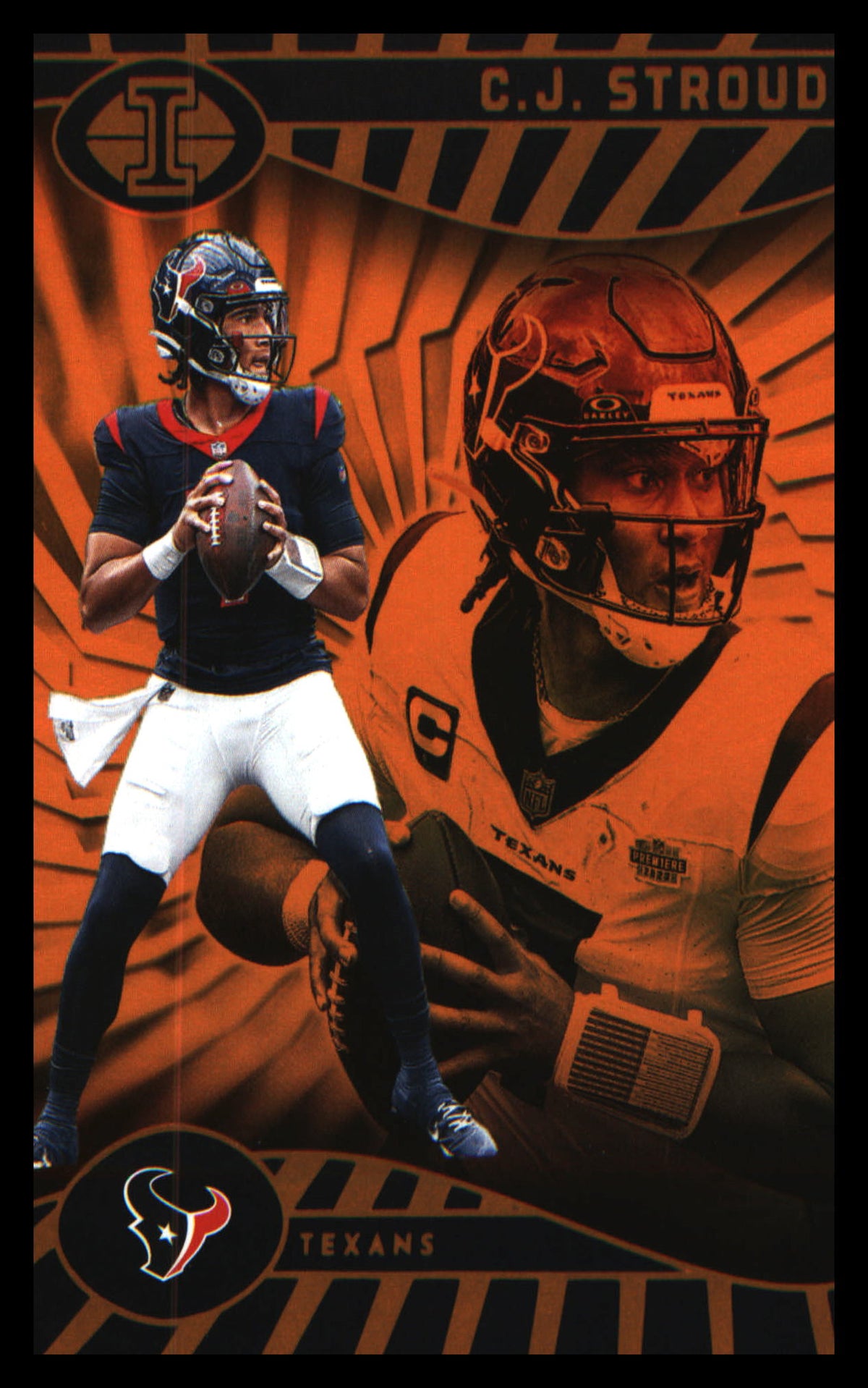 Football 2024 Panini Illusions Orange Trophy Collection #32 C.J. Stroud