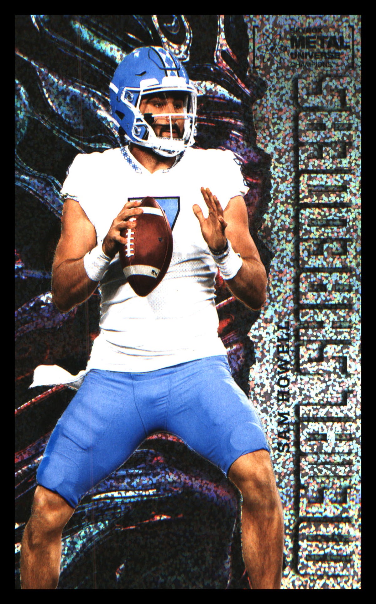 2022 SkyBox Metal Universe Champions Silver Dots #111 Sam Howell SN #/299
