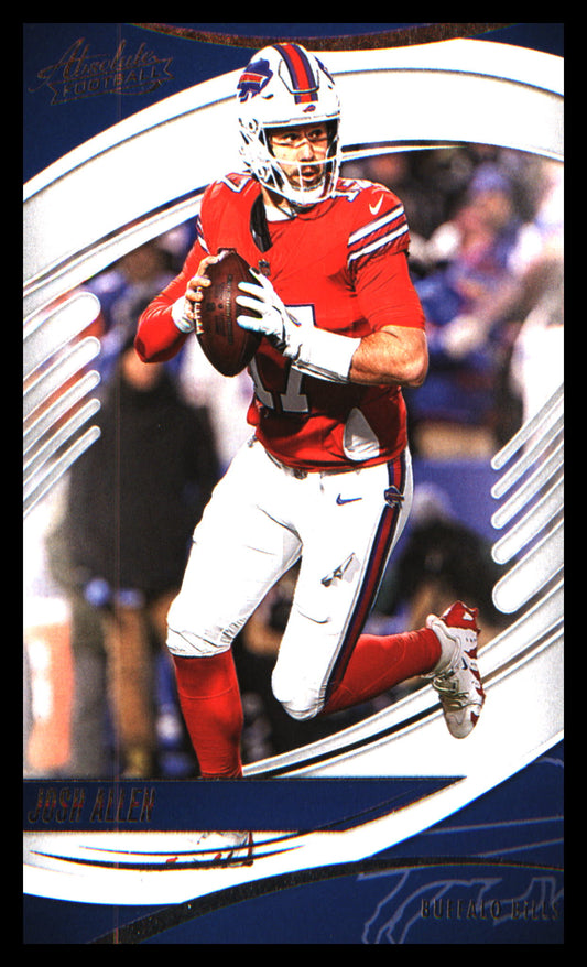 Football 2025 Panini Absolute #10 Josh Allen