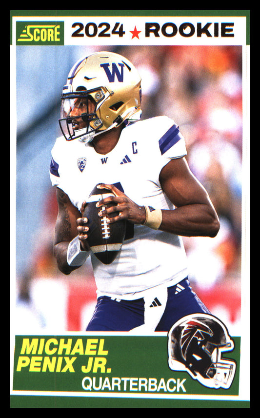 Football 2024 Score 35th Anniversary Rookies Dynamics #7 Michael Penix Jr.