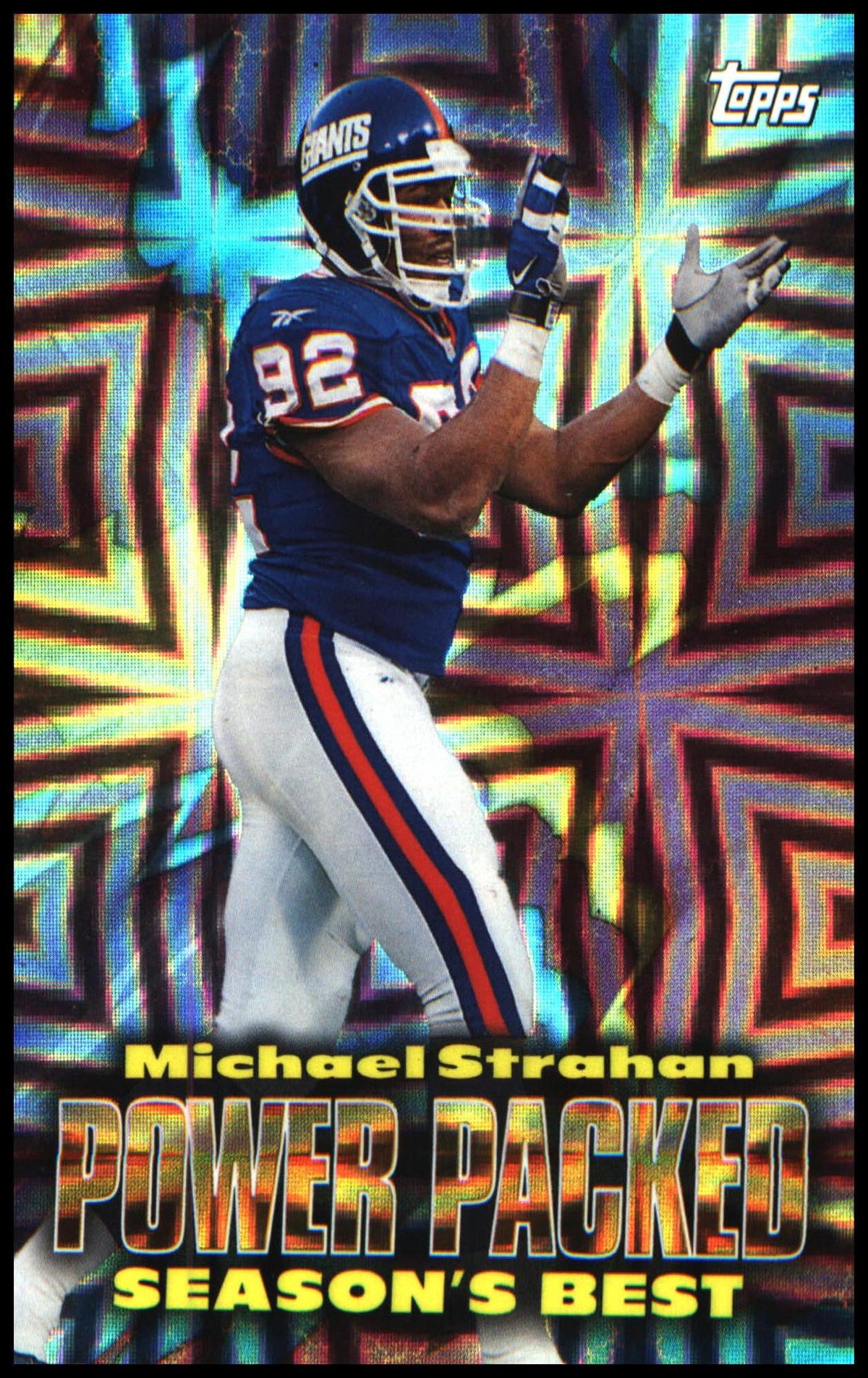 Football 1999 Topps Season's Best #SB18 Michael Strahan