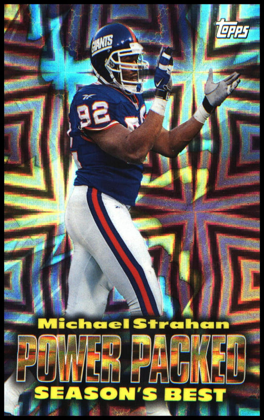 Football 1999 Topps Season's Best #SB18 Michael Strahan