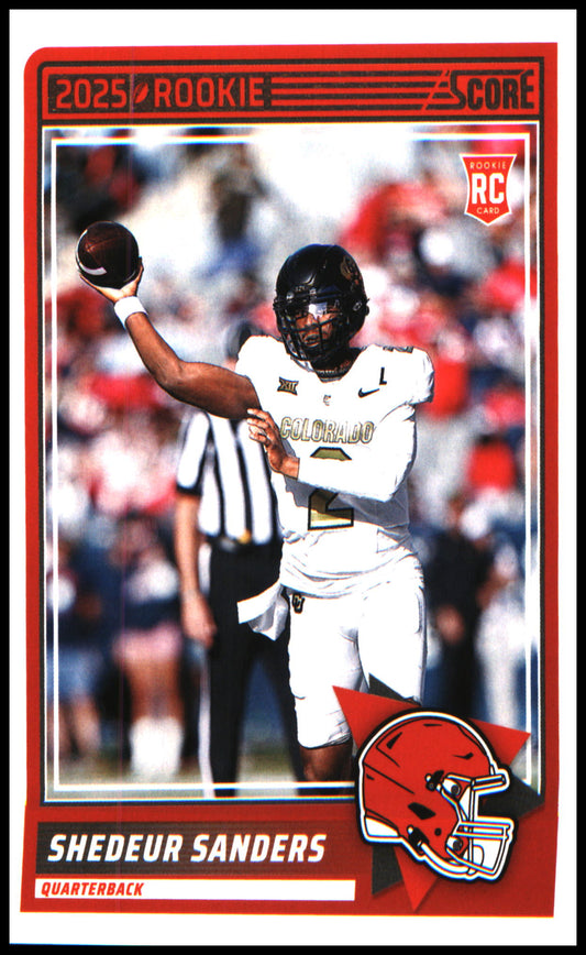 Football 2025 Score #15 Shedeur Sanders RC RC