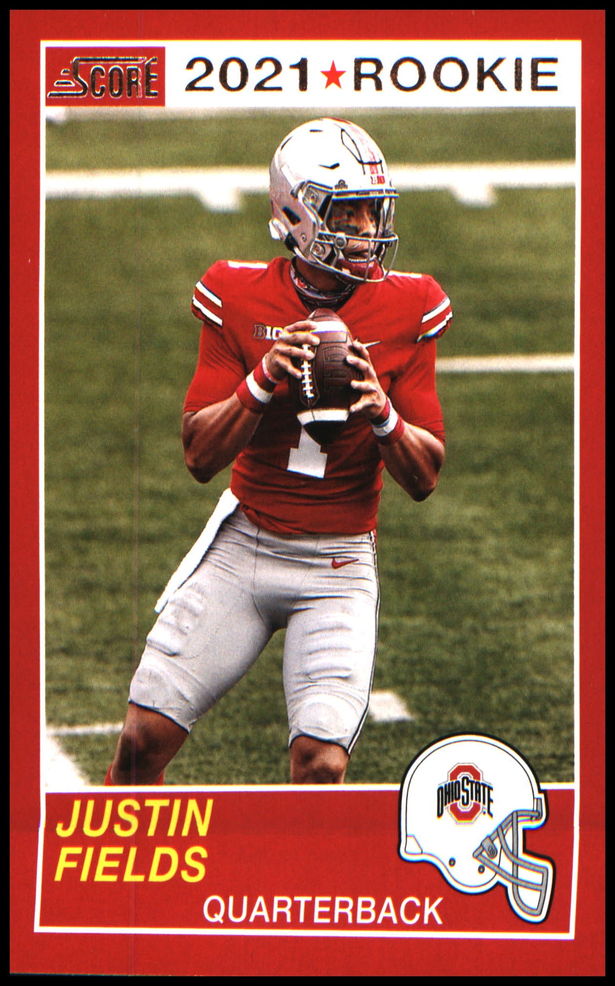 Football 2021 Panini Chronicles Draft Picks #59 Justin Fields