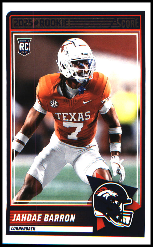 Football 2025 Score #89 Jahdae Barron RC RC