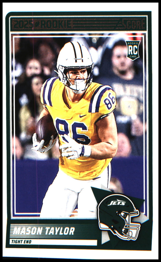 Football 2025 Score #7 Mason Taylor RC RC