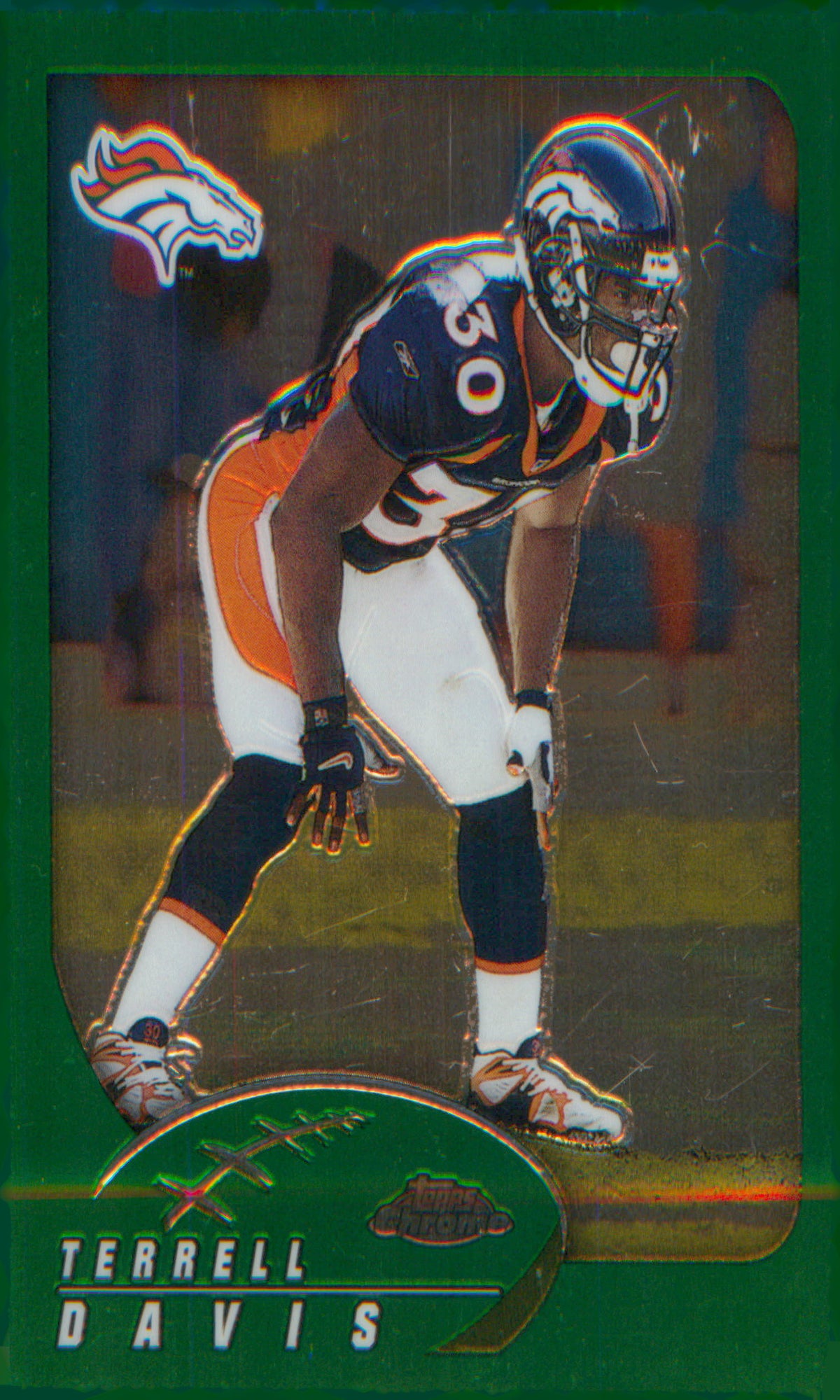 Football 2002 Topps Chrome #110 Terrell Davis