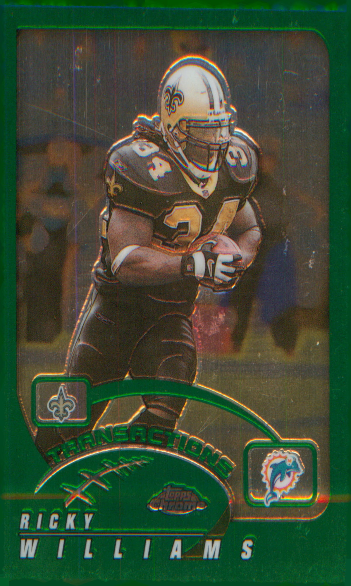 Football 2002 Topps Chrome #131 Ricky Williams