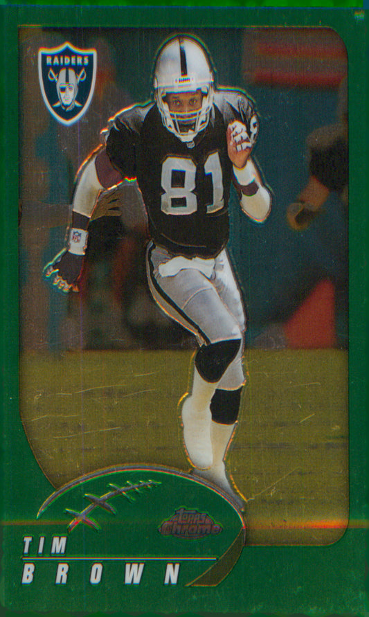 Football 2002 Topps Chrome #71 Tim Brown