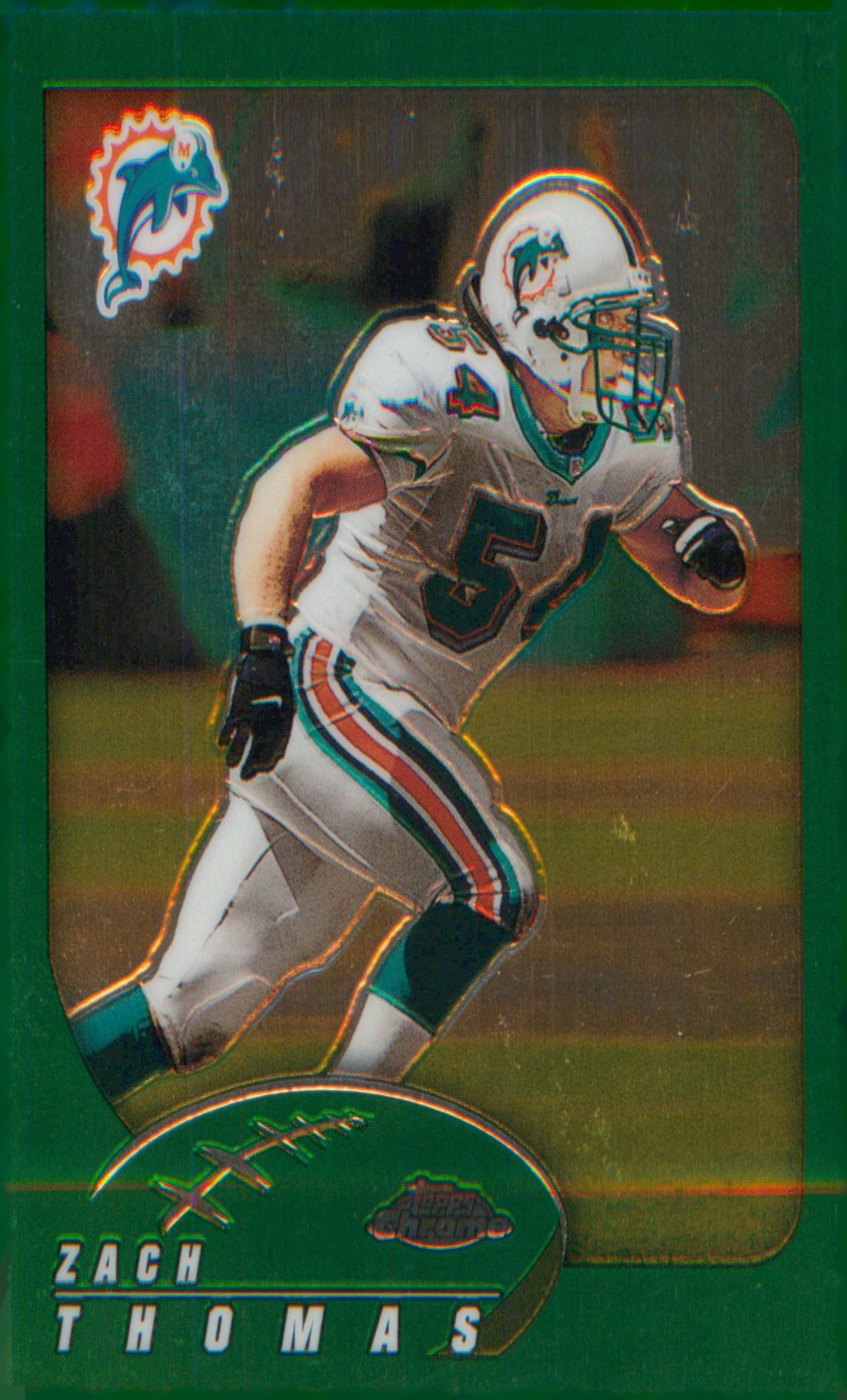 Football 2002 Topps Chrome #66 Zach Thomas