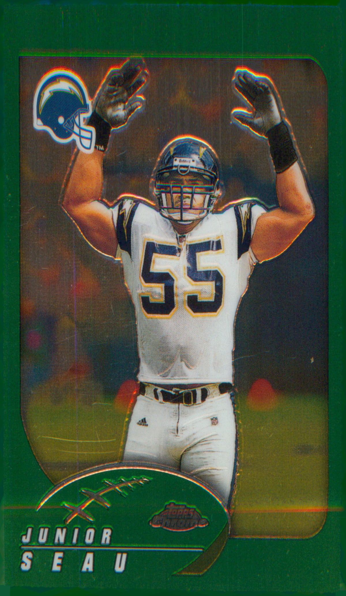 Football 2002 Topps Chrome #74 Junior Seau