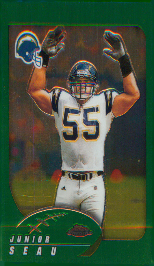 Football 2002 Topps Chrome #74 Junior Seau