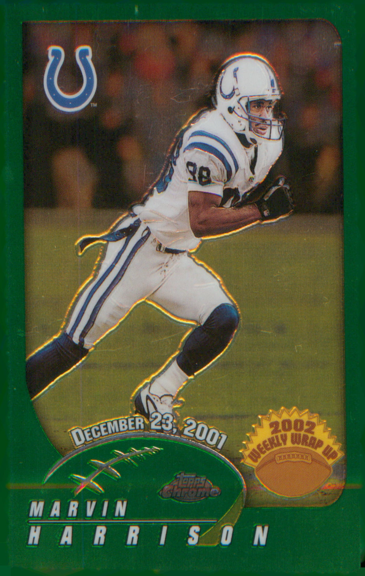 Football 2000 Topps Chrome #160 Marvin Harrison