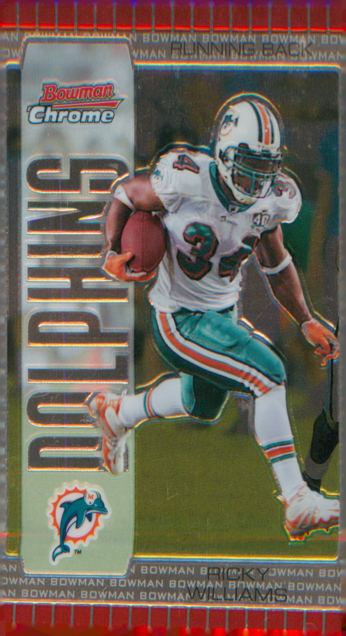 Football 2005 Bowman Chrome #101 Ricky Williams