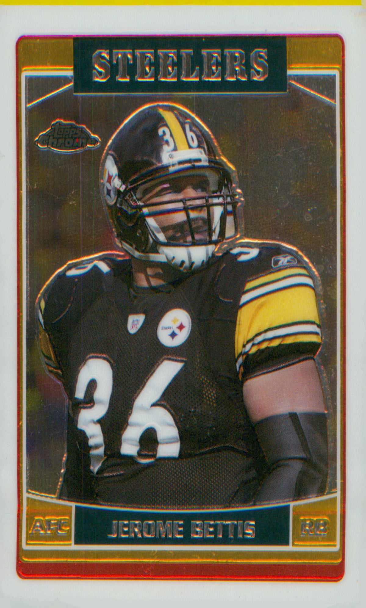 Football 2006 Topps Chrome #43 Jerome Bettis