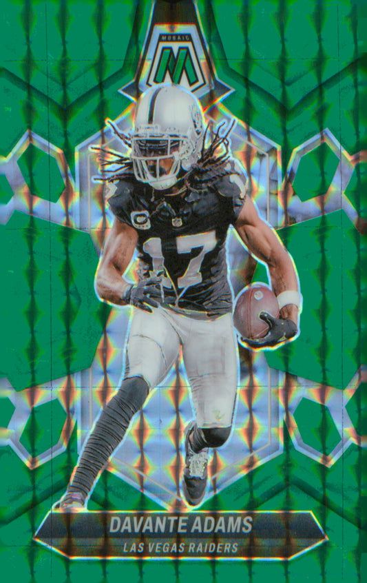 Football 2024 Panini Mosaic Mosaic Green #115 Davante Adams