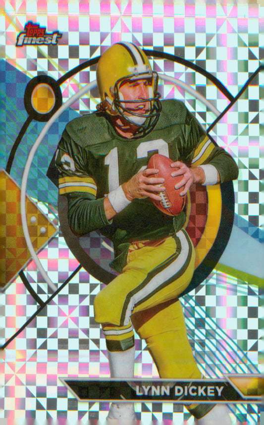 Football 2023 Topps Composite Finest Checkerboard Refractor #188 Lynn Dickey