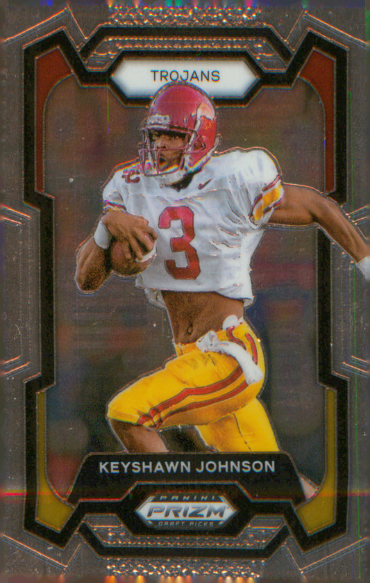 Football 2024 Panini Prizm Draft Picks #95 Keyshawn Johnson