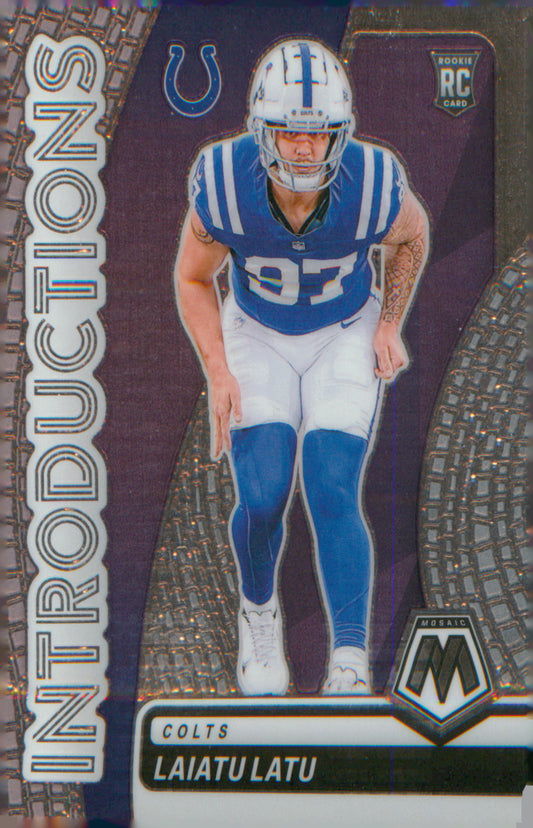 Football 2024 Panini Mosaic Introductions Mosaic #8 Laiatu Latu