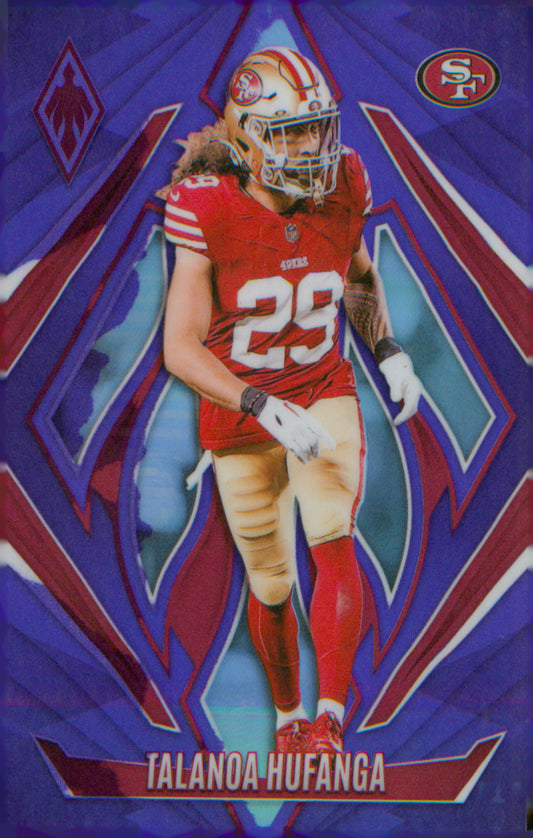 Football 2024 Panini Phoenix Purple #131 Talanoa Hufanga