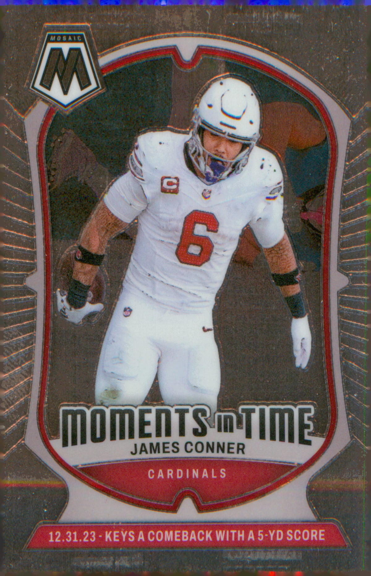 Football 2024 Panini Mosaic Moments in Time #25 James Conner